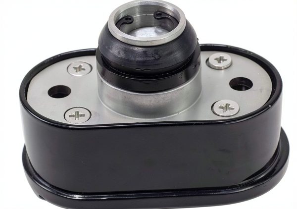 Finned Black Aluminum Breather Valve SHLPDFM-2