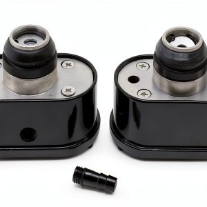 Finned Black Aluminum Breather Valve SHLPDFM-0