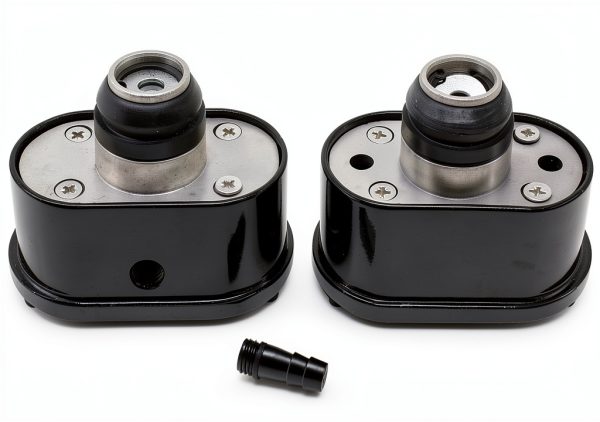 Finned Black Aluminum Breather Valve SHLPDFM-0