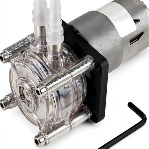 Walfront DC 12V High Peristaltic Pump Silicone Tube 400ml/min-0