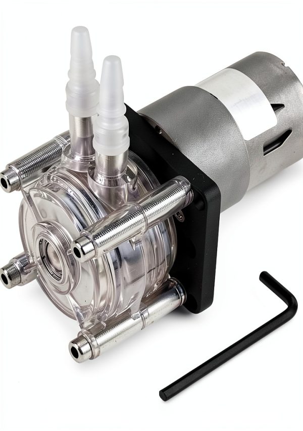 Walfront DC 12V High Peristaltic Pump Silicone Tube 400ml/min-0