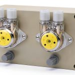 KAMOER Double Head Peristaltic Pump 12V DC White Lab Dosing Pump-0