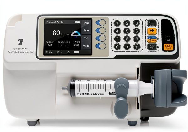 Veterinary Syringe Pump ZHUOSHANG VS006 User-Friendly 0.01-1200 ml/h-0