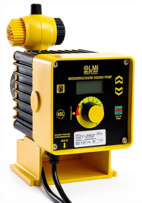 LMI Metering Pump B121-392SI 2.5 GPH 100 psi PVDF Manual Control-0