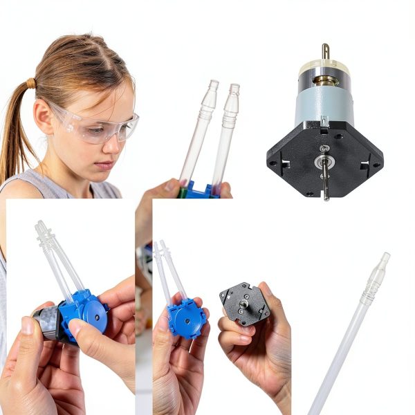 12V DC Dosing Pump Diitao Peristaltic Head with 5M 3mm×5mm Tube-4